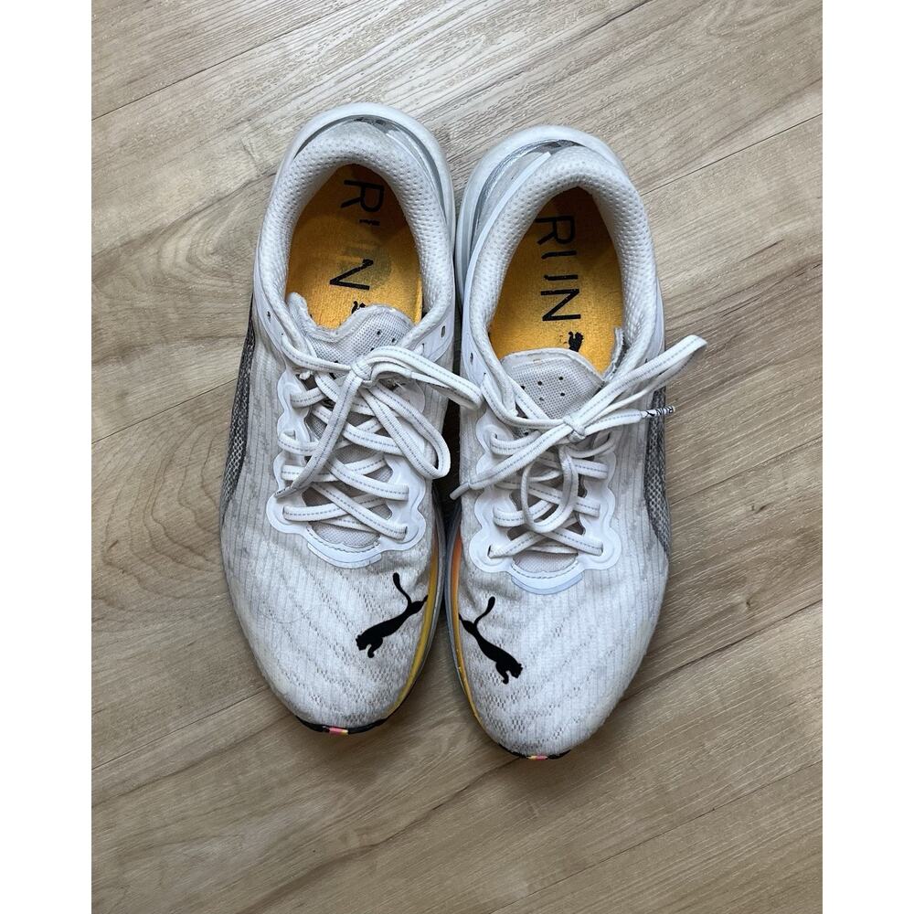 Puma Deviate Nitro 2 White Sunset Glow Men’s Sz 10 - Picture 7 of 9